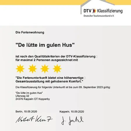 De Luette Im Gulen Hus Apartament *