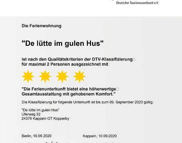 De Luette Im Gulen Hus Apartamento *